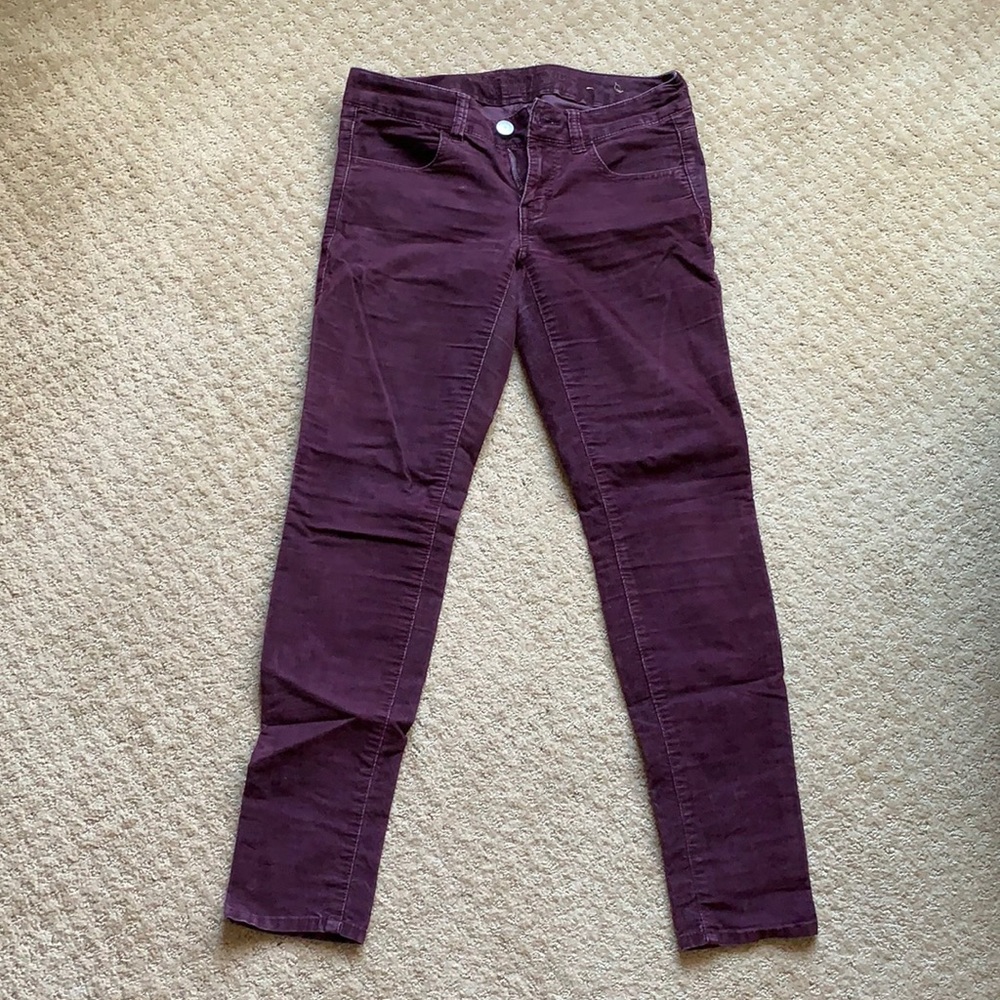 Purple corduroy AE pants